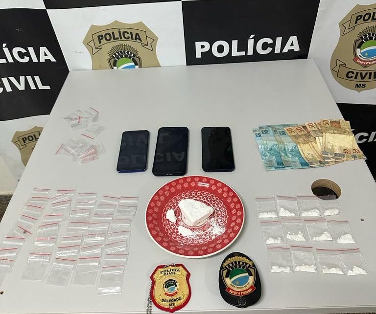 SINPOL MS Polícia Civil prende casal de traficantes que atuava na